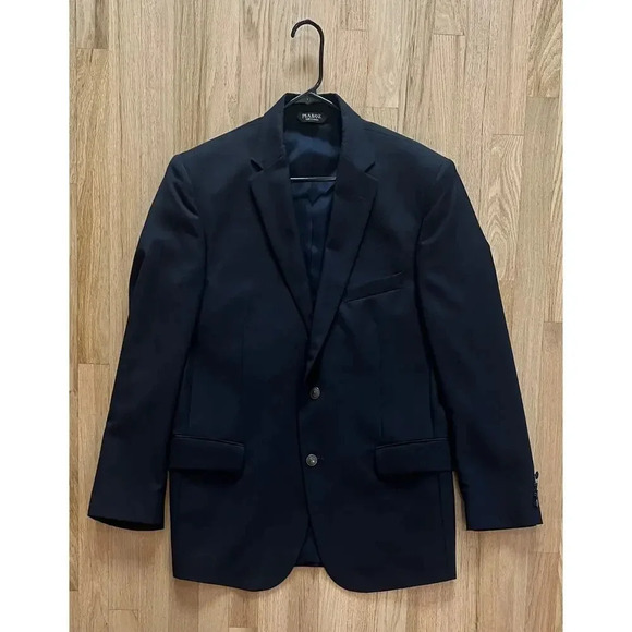 Jos. A. Bank Other - Jos A Bank Navy Blue Sport Coat, Tailored Fit, Silver Two Button, 100% Wool, 42R